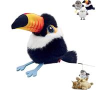 Genérico Celerypets Rechargeable Flapping Bird Cat Toy, Celery Pets Flapping Bird Cat Toy, Interactive Cats Toys with Three-Mode Wing Flap, for All Cats (B)
