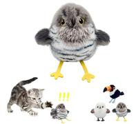 Genérico Celerypets Rechargeable Flapping Bird Cat Toy, Celery Pets Interactive Cat Toys, Cats Self-Entertainment Simulation Bird Toys, Motion Activated with Three-Mode Wing Flap (Style A)