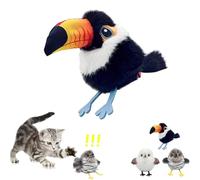 Genérico Celerypets Rechargeable Flapping Bird Cat Toy, Celery Pets Interactive Cat Toys, Cats Self-Entertainment Simulation Bird Toys, Motion Activated with Three-Mode Wing Flap (Style C)
