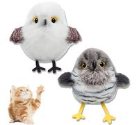 Genérico CeleryPets Rechargeable Flapping Bird Cat Toy, CeleryPets Flapping Bird Cat Toy, New Interactive Cats Toys, with Three-Mode Wing Flap, for Your Favorite Pets (Mix*2 A)