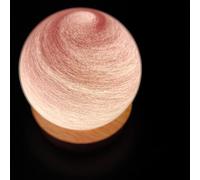 Genérico Celestial Body Decor Night Light, Globe Nightlight, Star Solar System Light, Nightlight for Room Space Decor Ambiance Lamp for Living Room, Bedroom, Home Decor (Girly pink(4.7in))