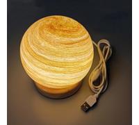 Genérico Celestial Body Decor Night Light, Globe Nightlight, Star Solar System Light, Nightlight for Room Space Decor Ambiance Lamp for Living Room, Bedroom, Home Decor (Sunset)