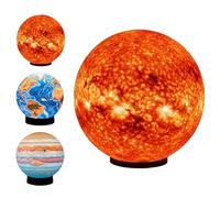 Genérico Celestial Body Decor Night Light, Realistic 3D Celestial Planet Lamp, Globe Nightlight, Unique Planet Mood Lighting Lamp Decor, for Living Room, Bedroom, Home Decor (Mars)