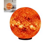 Genérico Celestial Body Decor Night Light, Realistic 3D Star Solar System Lamp, Unique Jupiter Globe Mood Lighting Lamps for Bedroom Ambience and Space Lovers Gifts
