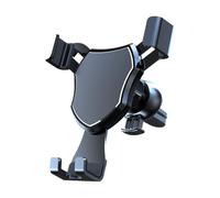 Genérico Cell Phone Car Mount, Smartphone Vehicle Holder, 3.93x3.74 Inches 360 Degree Adjustable Design, Aluminum Alloy Build, Dashboard Cradle for Cars, Auto, Vehicles, RV, Trucks, Color Black