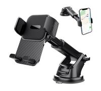 Genérico Cell Phone Car Mount,Suction 360 Degree Rotatable | Reliable Vehicle Cell Phone Dashboard Mount | Single-Touch Mounting For Navigation Calling Driving Travel Road Trip Commuting Men Women