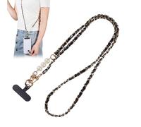 Genérico Cell Phone Lanyard - Artificial Beaded Smartphone Accessories - Phone Lanyards for Around The Neck,for Wrist Neck Party Shopping Traveling Outdoor Office Camping Sightseeing