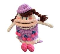 Genérico Cell Phone - Purse for Smartphones | Knitted Sausage Mouth Funny Pouch & Cartoon Shoulder Bag, Handwoven Crochet Satchel for Women, Girls, Outdoor and Shopping