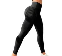 Genérico Cellumove 3D Leggings-Redefine Your Silhouette Effortlessly, Tummy Control High Waisted Butt Lifting Sport Pants (Black,XXL)