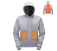 Genérico Celsiushoodie 2.0 - Heated Hoodie Unisex, with 5-Zone Warmth, 3-Temp Control, Autumn Winter Heating Casual Sweatshirt (Gray,XS)