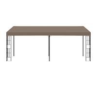 Genérico Cenador con Montaje en la Pared Gris Taupe 6x3 m,Jardín,Artículos de Exterior,Estructuras de Exteriores,Carpas y cenadores-312262