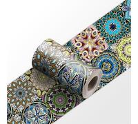 Genérico Cenefa Adhesiva de PVC para Pared, Impermeable y Extraíble - Decoración Autoadhesiva para Cocina, Baño, Salón y Dormitorio, 15cm x 240cm (Estilo 26)