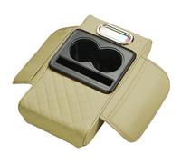 Genérico Center Console Cover, Car Armrest Pad, 13.78x8.27in Phone Cup Holder, Multifunctional Cushion Design, Protective Authentic Material for Car Interior Armrest Box Organization Use