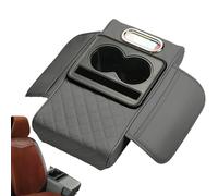 Genérico Center Console Cover, Car Armrest Pad, 13.78x8.27in Phone Cup Holder, Multifunctional Cushion Design, Protective Authentic Material for Car Interior Armrest Box Organization Use