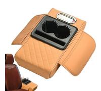 Genérico Center Console Cover, Car Armrest Pad, 13.78x8.27in Phone Cup Holder, Multifunctional Cushion Design, Protective Authentic Material for Car Interior Armrest Box Organization Use