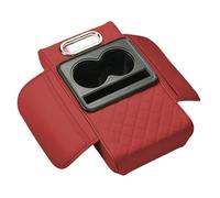 Genérico Center Console Cover, Car Armrest Pad, 13.78x8.27in Phone Cup Holder, Multifunctional Cushion Design, Protective Authentic Material for Car Interior Armrest Box Organization Use