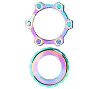 Genérico Centerlock Hub Adapter - Bicycle Disc Converter, Six Bolt Rotor Mount | Aluminum Cycling Component Part, Mountain Bike Braking Interface Hardware For Offroad Performance