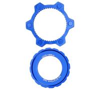 Generico Centerlock to 6-Bolt Disc Brake Adapter - Aluminum Alloy Hub Conversion Kit - Compatible with, & Standard 6-Bolt Rotors - Lightweight & Road Bike Brake Part - Includes Lockring Co