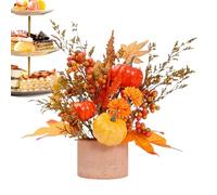 Genérico Centrepieces de Mesa de otoño | Decoración de Acción de Gracias Hojas de Arce y Calabazas | Decoración Acción de Gracia Suministros para Sala de Estar Oficina Escuela Exterior Granja