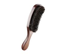 Genérico Cepillo De Cerdas Curvadas Grandes Rascador Para Afeitar Barba Rizo Arte De Brocha De Afeitar Peine Para Bigote Cuero Cabelludo Masaje De Peluquero Cepillo Desenredante