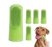 Genérico Cepillo De Dedo para Perro - Silicona 5.2x2cm 5PZ Profesional para Gato Y Perro | Accesorio Higiene Mascotas, Suministros para Cachorro Y Gato