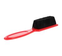 Genérico Cepillo para Barba para Hombres Rojo Mango Ergonómico Antideslizante, Brocha de Afeitar para Barba Compacta, Cepillo para Limpiar Cabello Cortado en Peluquería y Barbería