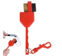 Genérico Cepillo para s De Golf | Cepillo de Doble Cara para Golf,Limpia Surcos De Varilla | para Practica Entrenamiento Gimnasio Campo Exterior Partido