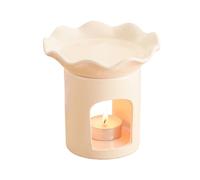 Generico Ceramic Aromatherapy Stove | Ceramic Candle Diffuser,Sunflower Design, Modern, Classy Candleholder, Elegant, Rustic Centerpiece for Dining Room Coffee Table Living Room