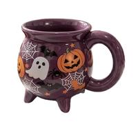 Genérico Ceramic Cauldron Mug - 360ml Halloween Witch Tea Drink Cup