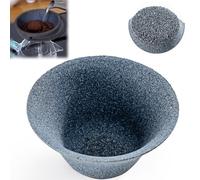 Genérico Ceramic Coffee Brewer, Reusable Coffee Filter Dripper, Paperless Infuser Tea Filter for Home Office Coffees Enthusiast and Baristas