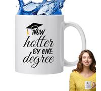 Genérico Ceramic Coffee Cup - 350ML Doctor Hat, Graduation Mug | Funny Congratulations Tea Cup Gift, Novelty Drinkware Design For Women College Students Celebration