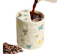 Genérico Ceramic Coffee Cup, High Temperature Porcelain Mug, 4 Inches Latte Cup with Comfortable Handle, Glazed Stoneware with, Kitchen Storage Easy Cleaning Drinkware Supplies