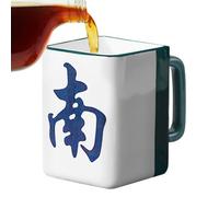 Genérico Ceramic Coffee Mug -Coffee Mug 400ml | Wall Coffe Cup, Mahjong Novelty Water Drinkware - Retromug For Women Men Family Friends Morning Break Travel Work