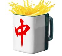 Genérico Ceramic Coffee Mug -Coffee Mug 400ml | Wall Coffe Cup, Mahjong Novelty Water Drinkware - Retromug For Women Men Family Friends Morning Break Travel Work