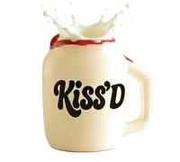 Genérico Ceramic Coffee Mug - Funny Lip Shape Drinking Cup, Decorative Coffee Mug For Hot Chocolate Juice Beer Milk | Cute Novelty Cup For Women Men Kids, Kitchen Farmhouse Gift For Friends Mom