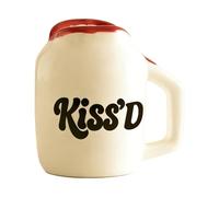 Genérico Ceramic Coffee Mug - Funny Lip Shape Drinking Cups | Decorative Coffee Mugs For Women, Men, Youth, Child, Friend, Mom, Lady, Kitchen, Farmhouse And Others