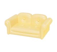 Genérico Ceramic Cooling Sofa, Hamster Resting Bed, 5.9 Inches Couch with Internal Ice Compartment, Heat Dissipating Porcelain, Miniature Furniture with Modern Style, Cooling for Chinchillas