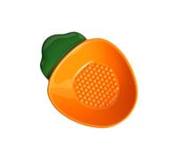 Genérico Ceramic Hand-Operated Grinder Dish, Multifunctional Side Dish For Grinding Garlic Ginger Fruits and Vegetables, Durable Ceramic Material, Manual Food Grater and Dipping Bowl, White