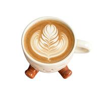 Genérico Ceramic Milk Mug, Cute Handle Cup, 300ml Drinkware with Sturdy Build, Coffee and Tea Mug, Cute Ceramic Cup with Fun Design, Beverage for Kitchen and Restaurant