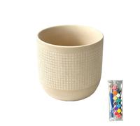 Genérico Ceramic Mug - Paintable Grid Texture Coffee Mug with 12 Colors