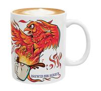 Genérico Ceramic Mug, Stylish Cappuccino Cup, 12oz Latte Mug with Comfortable Handle, Smooth Glazed Porcelain Drinkware with Heat Retention, Kitchen Tableware with Elegant Design, Coffee and Tea