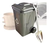 Genérico Ceramic Mug - Trash Can Funny Drinkware | 400ml Large Recycle Bin Coffee Mug for Milk, Cappuccino, Soda, Beer, Wine, Kitchen Living Room Birthday Party Women Men Coworkers