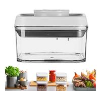 Genérico Cereal Storage Container - Cereal Container | Kitchen Airtight Jars | Clear Airtight Jar | Airtights Storage Jars For Snack Rice Dried Fruits Loose Tea Coffee Beans Grains Seasonings Kitchen