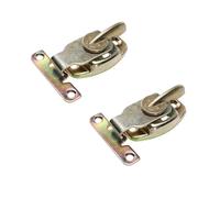 Genérico Cerraduras de Mesa de Hierro 2 Piezas Hebillas de Bloqueo para Mesas de Comedor y Gabinetes Fijaciones Resistentes Conectores de Cerrojo para Instalación Fácil y Segura