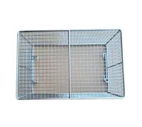Genérico Cesta de Esterilización de Acero Inoxidable, Bandeja Perforada para Instrumental Quirúrgico, Ideal para Uso en Hospitales, Procesos de Esterilización Eficientes