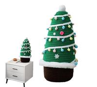 Genérico Cesta Navideña Vacía - Organizador De Dulces Y Contenedores | Cesta Decorativa Pequeña Para Juguetes - Para Toallas, Pañales, Juguetes De Mascotas, Mesa, Dormitorio, Escritorio,