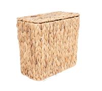 Genérico Cesta Papelera Tejida Cesto de Basura con Tapa para Baño Cocina | Cubo de Reciclaje Boho Para Propietarios Decoradores Inquilinos Hogar Piso Oficina Residencia Salón Dormitorio Estudio