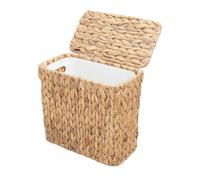 Genérico Cesta Papelera Tejida Cesto de Basura con Tapa para Baño Cocina | Cubo de Reciclaje Boho para Propietarios Residentes Inquilinos Casa Piso Oficina Residencia Salón Dormitorio Estudio Cocina