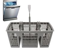 Generico Cesta para cubiertos para lavavajillas - Porta cubiertos para lavavajillas | Bandeja antiarañazos con revestimiento antiadherente, accesorios para lavavajillas para cocina, casa, comedor