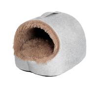 Generico Cesta para gatos cerrada - Acogedora de invierno semicerrada para gatitos, refugio para cachorros en miniatura | Acogedora cama para mascotas | Interior ideal para la habitación de,